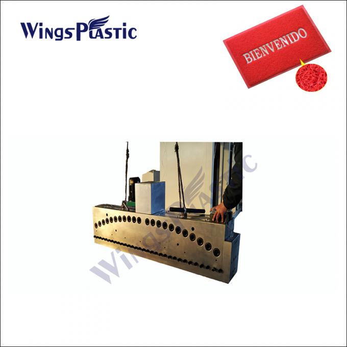 Plastic PVC Single Color Coil Mat Making Machine Plastic Car Mat Production Equipment 2