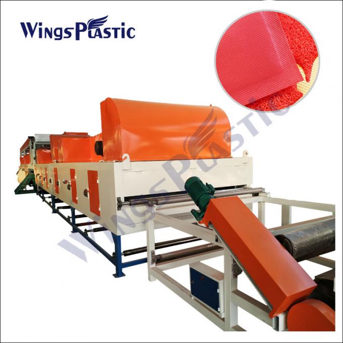 Plastic PVC Single Color Coil Mat Making Machine Plastic Car Mat Production Equipment 6