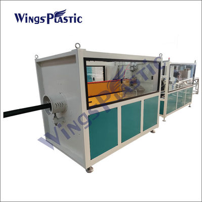 High Output HDPE Ldpe Pipe Making Machine Water Pipe Extrusion Line 75-160mm