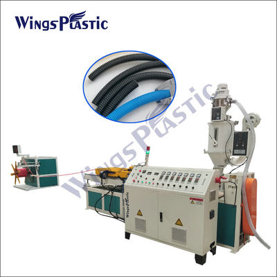 Corrugated Hose Making Machine PE PA Plastic Extruder Machine For Cable Protector