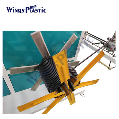 Plastic HDPE Pipe Extruder Machine HDPE Single Wall Corrugated Pipe Extrusion Machine