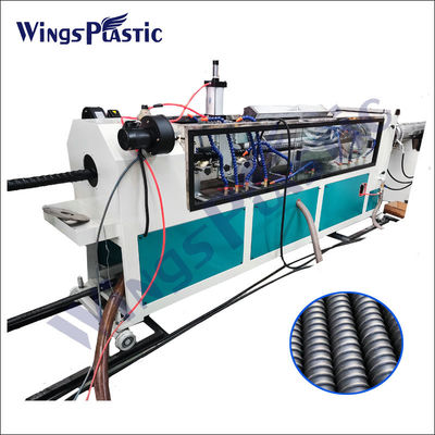 HDPE Corrugated Pipe Making Machine PE Plastic Spiral Duct Making Machine