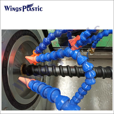 HDPE Corrugated Pipe Making Machine PE Plastic Spiral Duct Making Machine