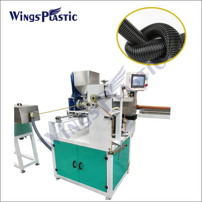 EVA Plastic Corrugated Pipe Extruder Machine LLDPE Swimming Pool Corrugated Pipe Production Line