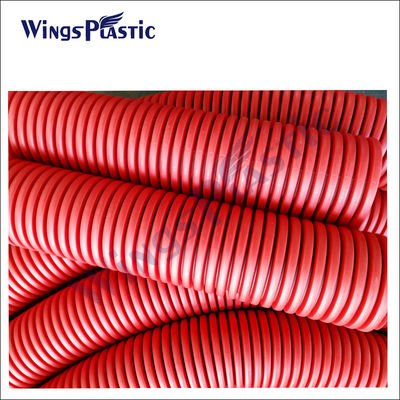 HDPE Corrugated Pipe Extruder Machine DWC Double Wall Corrugated Pipe Production Line