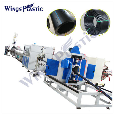 PLC Control hdpe pipe making machine hdpe pipe extruder machine plastic water pipe making machine