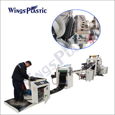 HIPS Plastic Sheet Extruder Machine PE PP Polythene Sheet Making Machine