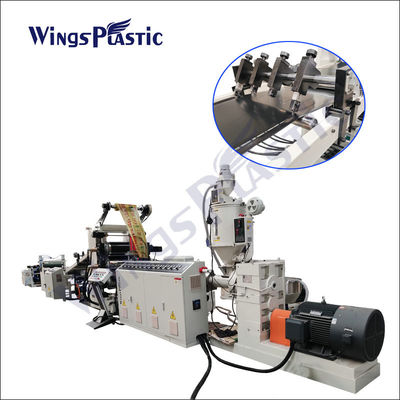 HDPE LDPE Plastic Sheet Extruder Machine PP Sheet Making Machine 500-1200mm