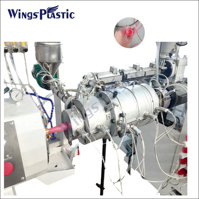 PPR Pipe Making Machine With 0.6-0.8Mpa Compressed Air Pressure 16mm-63mm Diameter