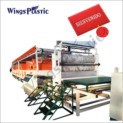 Plastic PVC Coil Cushion Floor Mat Indoor coil mat Machine pvc plastic coil loop mat making machine