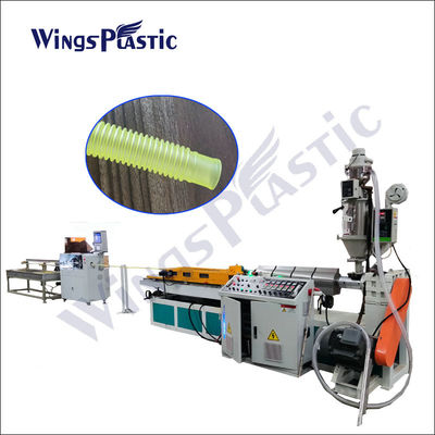 Single Wall Corrugated Pipe Extrusion Machine Plastic PA PE PP Pipe Making