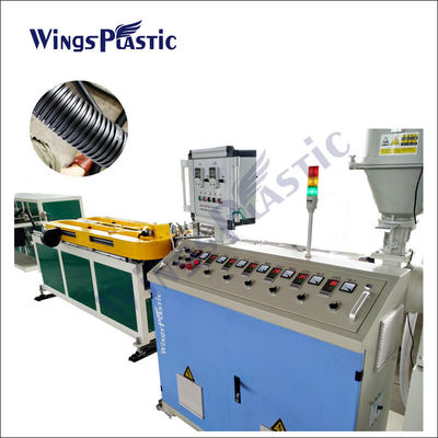 Fully Automatic Plastic PE PP PVC Single Wall Corrugated Pipe Making Extruder Machine