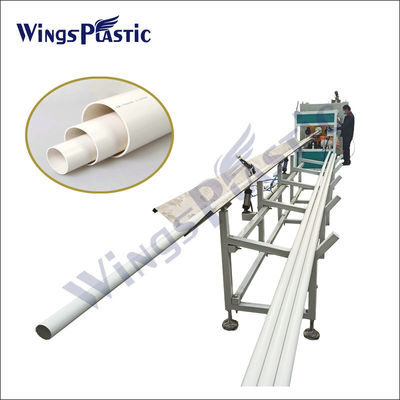 CPVC UPVC PE PC PPR One Mould Double Pipe Extruder Machine Single Screw