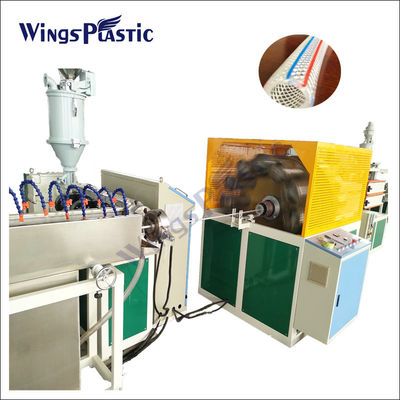 Automatic Plastic PVC High Pressure Fiber Pipe Reinforced Hose Manufacturing Machine pvc braiding pipe extrusion machine