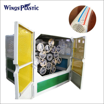 Automatic Plastic PVC High Pressure Fiber Pipe Reinforced Hose Manufacturing Machine pvc braiding pipe extrusion machine