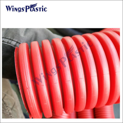 Automatic DWC Pipe Making Machine HDPE PVC Double Wall Corrugated Pipe Extrusion Machine