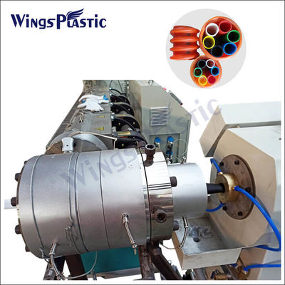 Micro Duct Bundle Plastic Pipe Extrusion Machine For Microducts Bundles Tube