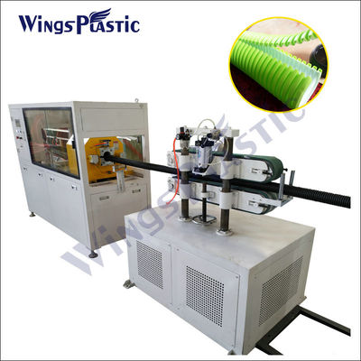 PLC Control DWC Drainage Pipe Extrusion Line With Single Screw Extruder