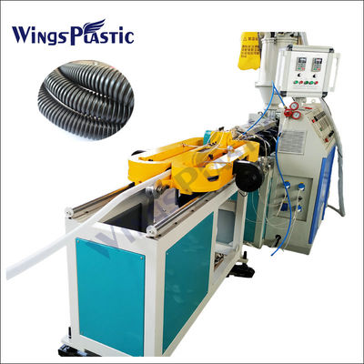 Plastic Single Wall Corrugated Pipe Machine With 10-30m/Min Extrusion Output