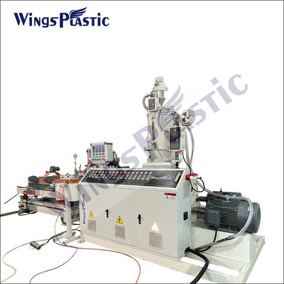 Plastic PE Dual Wall Corrugated Drainage Pipe Extruder Machine 6-8m/Min