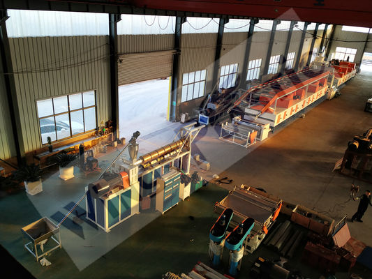 420kw Main Motor Power PVC Powder PVC Coil Loop Mat Extruder Machine