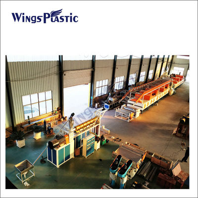 Siemens Motor Plastic Mat Making Machine For PVC Powder And Additive Production
