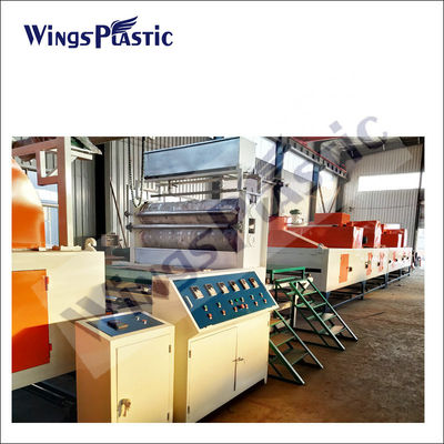 PVC Double Color Coil Mat Making Machine Model No SJ100/30 10-19mm Thickness