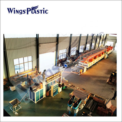 PVC Double Color Coil Mat Making Machine Model No SJ100/30 10-19mm Thickness