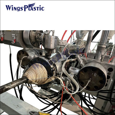 High Speed HDPE Double Wall Corrugated Pipe Production Line Plastic Extruder DWC Pipe Making Machine