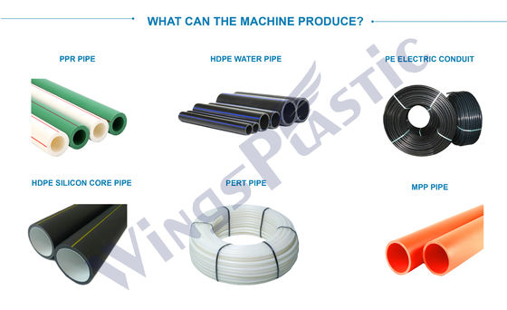 HDPE PPR Pipe Extrusion Machine PE PERT Pipe Manufacturing Equipment