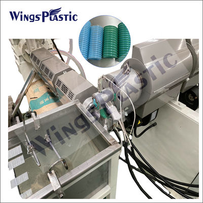 Servo Motor Plastic Swimming Pool Tube Equipment With Single And Double Color Hose