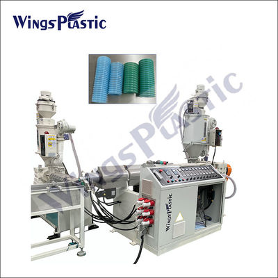 Servo Motor Plastic Swimming Pool Tube Equipment With Single And Double Color Hose