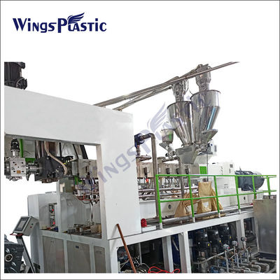 Customized PET PS Sheet Extrusion Line PLC Control Plastic Transparent Sheet Making Machine