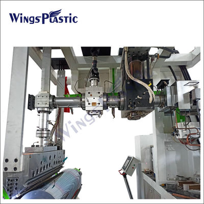 Recycled PS PC PET Plastic Curtain Sheet Small Extruder Machine With PLC Control System