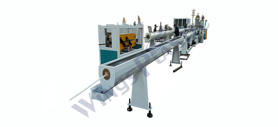Plastic HDPE PE PP PPR PVC Electric Conduit Pipe Extrusion Machine With 1-20m/Min