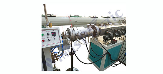 PLC Control Air Cooling Plastic Pipe Extrusion Line For HDPE PPR PERT MPP Pipe