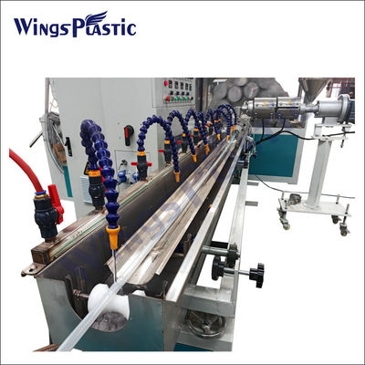 Pvc Fiber Enhancing Soft Pipe Extrusion Line Pvc Fiber Reinforced Pipe Making Machine