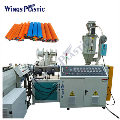 PE Microduct Optical Cable Protection Casing Pipe Extrusion Making Machine Line Single Screw