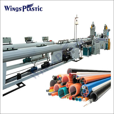 PE Microduct Optical Cable Protection Casing Pipe Extrusion Making Machine Line Single Screw