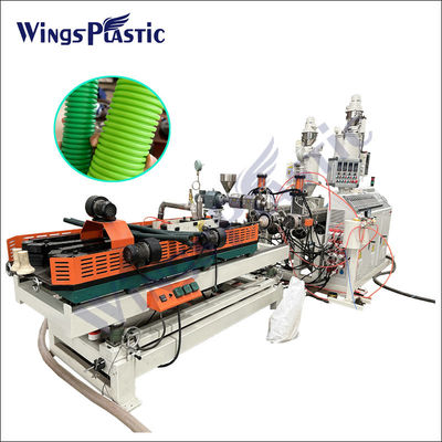 High Speed HDPE Double Wall Corrugated Pipe Production Line Plastic Extruder DWC Pipe Making Machine