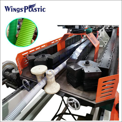 High Speed HDPE Double Wall Corrugated Pipe Production Line Plastic Extruder DWC Pipe Making Machine