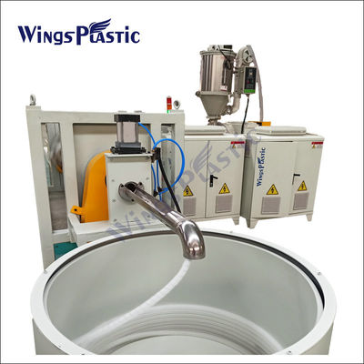 Plastic Hdpe Pp Pe Hydraulic Spiral Wrap Protector Hose Extrusion Making Machine