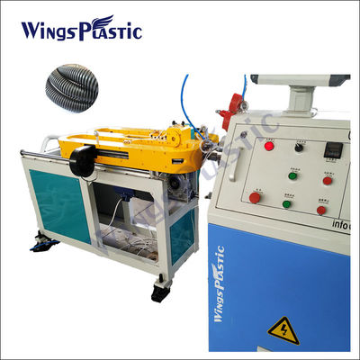 High Speed Plastic PP PE PVC Single Wall Corrugated Pipe Extrusion Making Machine Line