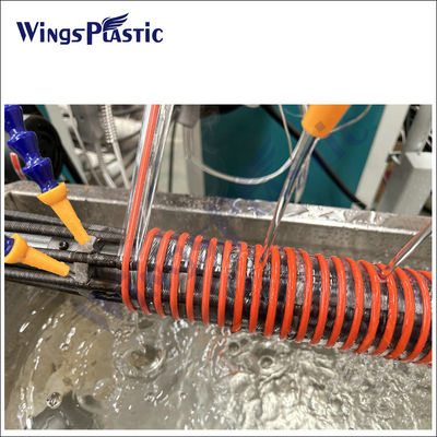 Pvc Suction Hose Extrusion Line Spiral Reinforced Hose Production Line Pipe Extrusion Machine