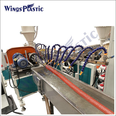 Pvc Suction Hose Extrusion Line Spiral Reinforced Hose Production Line Pipe Extrusion Machine