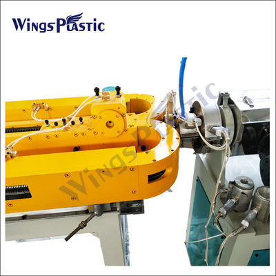 Plastic PE PP PVC Flexible Spiral Single Wall Corrugated Pipe Extrusion Making Machine Line