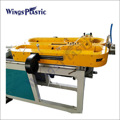 Plastic PE PP PVC Flexible Spiral Single Wall Corrugated Pipe Extrusion Making Machine Line