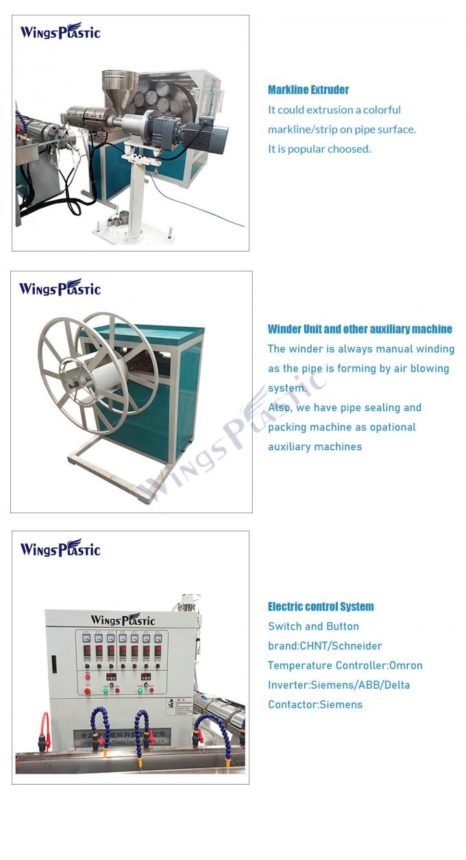Automatic Plastic PVC High Pressure Fiber Pipe Reinforced Hose Manufacturing Machine pvc braiding pipe extrusion machine 4